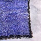 Blue Moroccan carpet - 190 x 350 cm