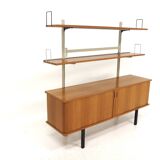 Scandinavian teak “drum rack” sideboard, Sweden, 1960