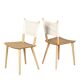 4 chaises de Jorgen Baekmark pour FDB Møbler danois.