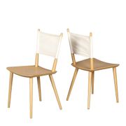4 chairs by Jorgen Baekmark for Danish FDB Møbler.