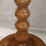 Pedestal table console solid wood furniture plant holder