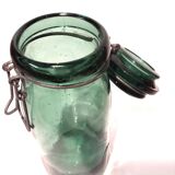 "la lorraine" engraved glass jar 1 litre