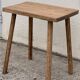 Brutalist table wood raw