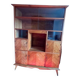 Bookcase display case vintage shelf 1950/60