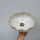 White and beige glass pendant light