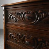 Louis XV Style Oak Chest of Drawers, France