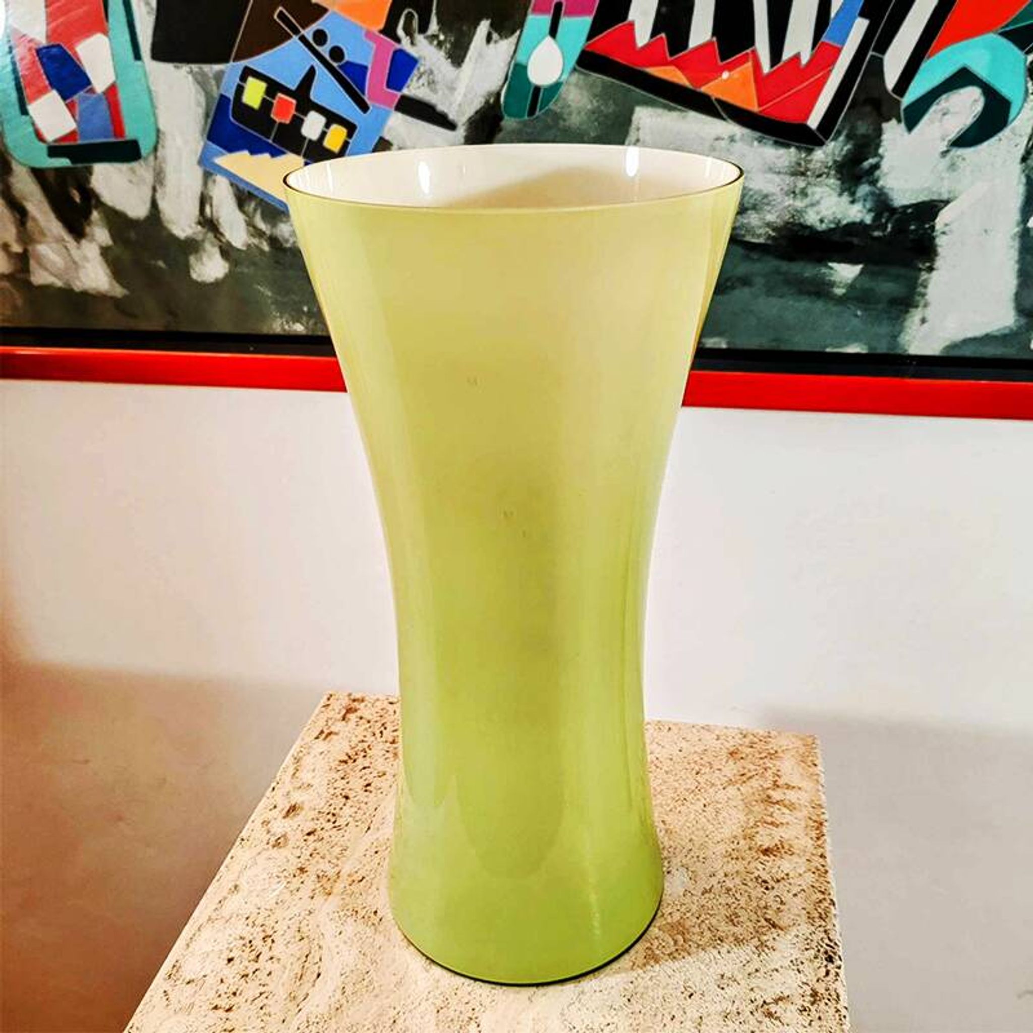 1970s Jacketed vase in Murano Glass - Made in Italy.