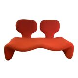 SOFA "DJINN" BY OLIVIER MOURGUE EDITION AIRBORNE - ORANGE-RED