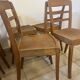 Set of 6 vintage wooden chairs — Monobloc licence assem
