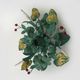 Ceiling lamp or wall lamp with painted metal foliage, ear of wheat. Year 70 80
