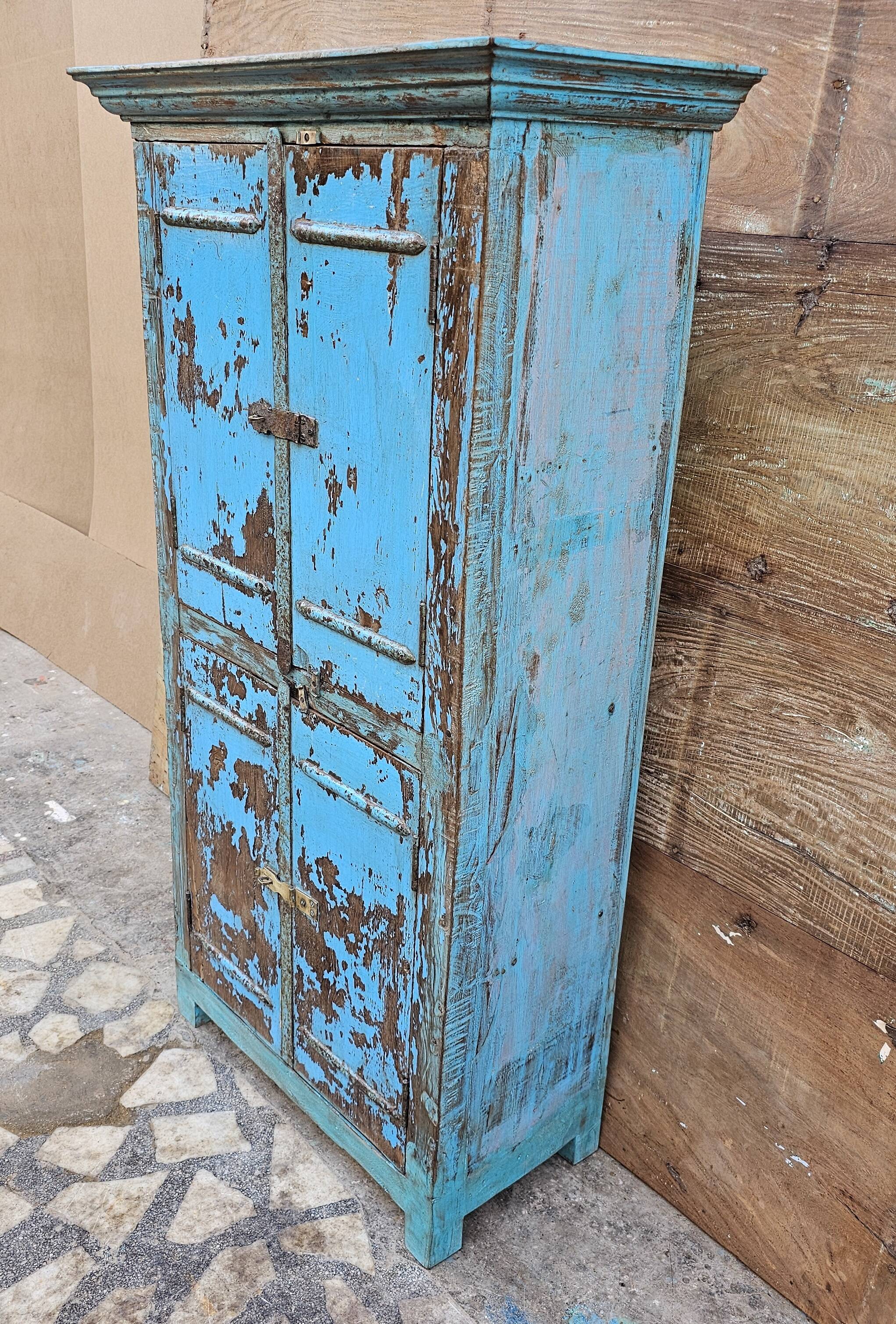 Antique tribal teak sideboard from Burma.