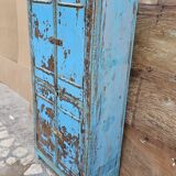 Ancien vaisselier tribal en teck birman