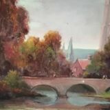Tableau huile sur toile 1910 E. Gallois