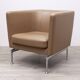 Vitra Suita Club Armchair in Ochre Leather