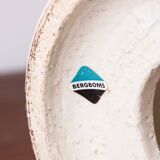 Danish table lamp in beige enamelled stoneware by Bitossi for Bergboms 1960.