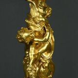 Bronze Candelabra, after J-A. Meissonnier, Rococo style, Napoleonic era