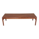 Large Scandinavian teak coffee table Trioh 1960