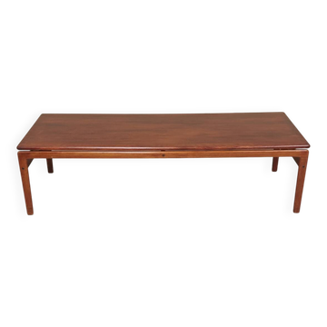 Grande table basse en teck scandinave Trioh 1960