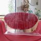 "News" magazine rack in transparent plexiglass, 1980s, vintage.