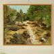 Huile sur toile suédoise originale – « Paysage »