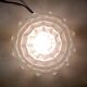 Art Deco style ceiling or table lamp in glass and aluminum - mid-20th century