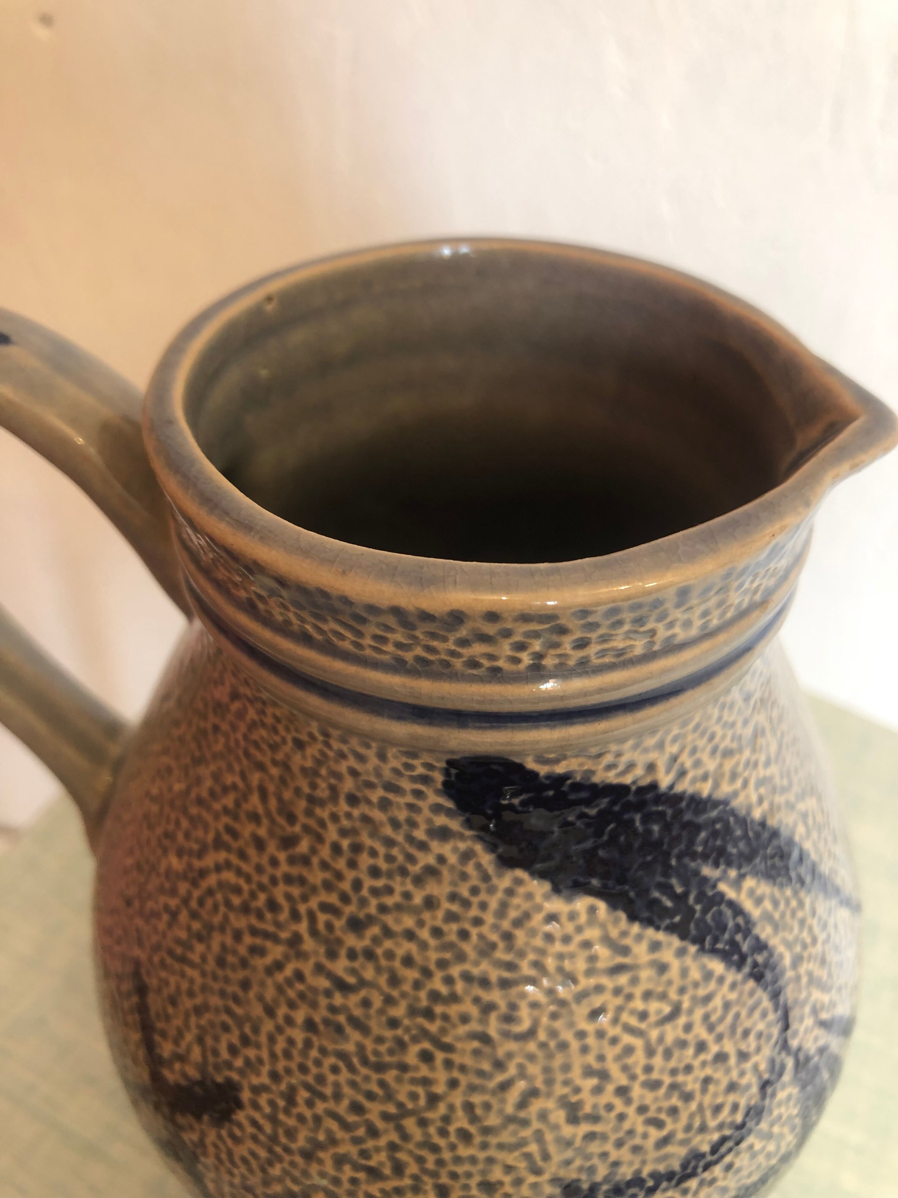 Jug, decanter, broc, betschdorf pottery