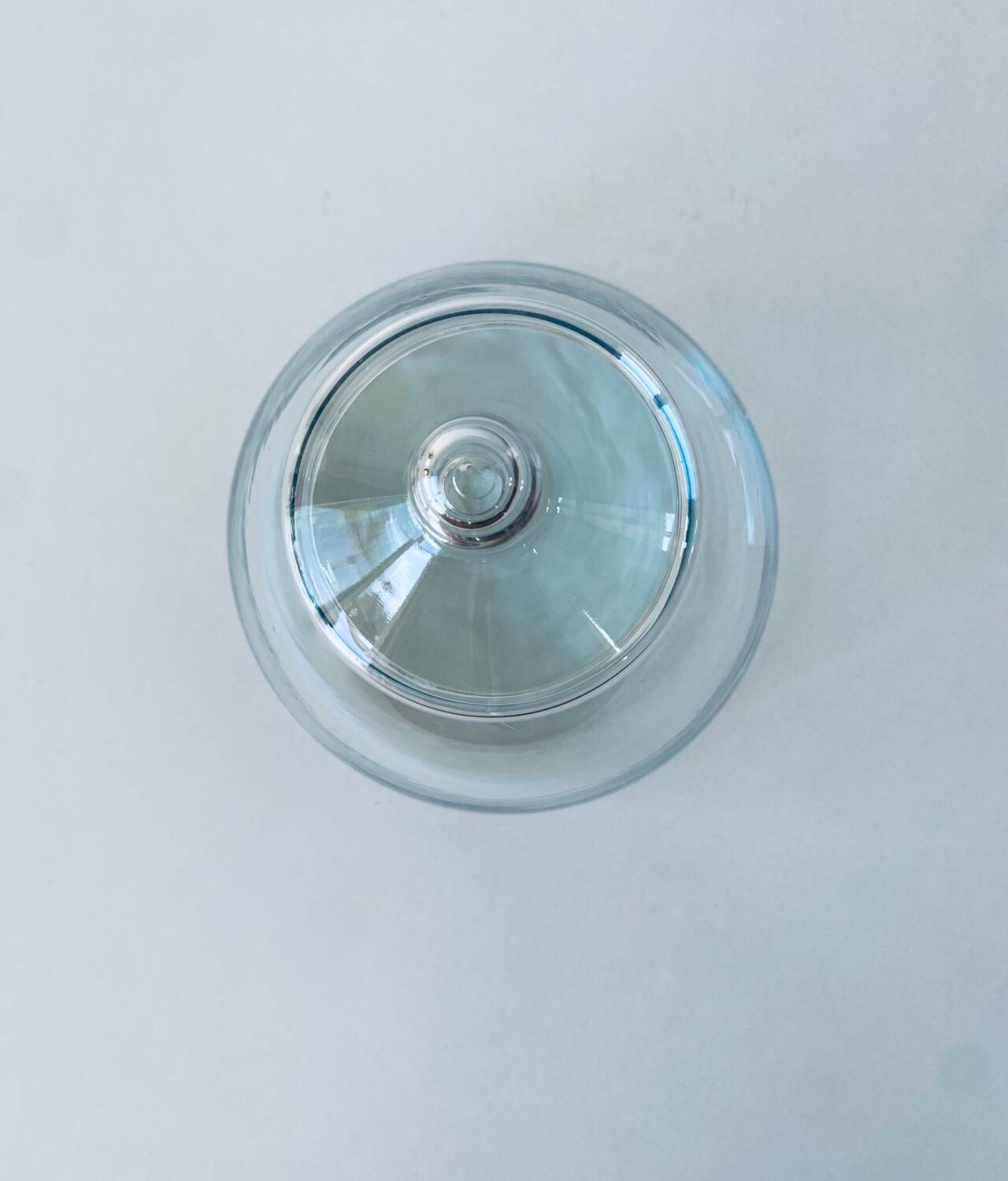 Large glass bottle, apothecary candy box