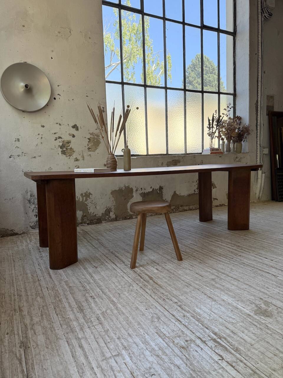 1950s oak reconstruction table