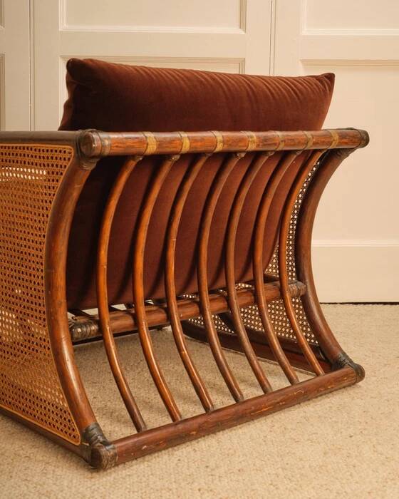 Fauteuils italiens en bambou - 1970