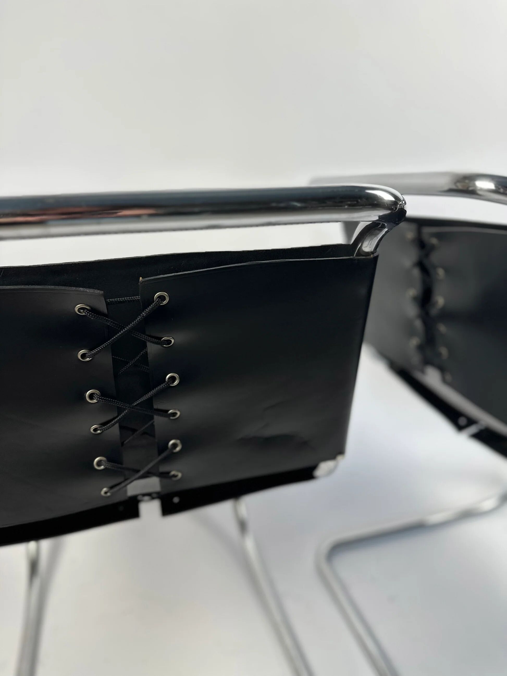 Pair of MR10 lounge chairs — Ludwig Mies van der Rohe, attributed to Knoll, circa 1970
