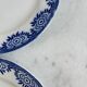 Ironstone set of 3 flat plates Sarreguemines and Digoin