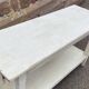 Small industrial look table commercial style drapier in 1900 shabby chic fir