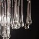 Lady Isabelle Murano Chandelier White Drops, 1980s