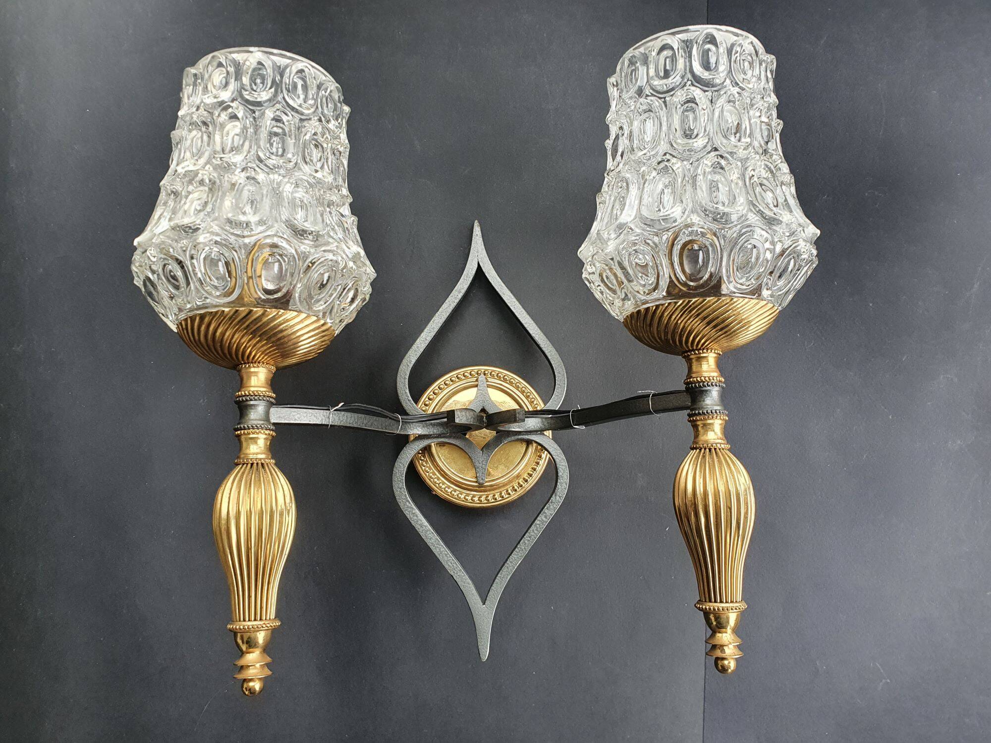 Pair of vintage wall sconces