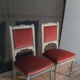 Paire de chaise de style Louis XVI