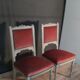 Pair of Louis XVI style chairs