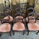 Suite de 6 chaises louis philippe en palissandre