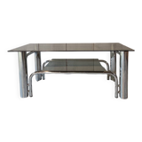 Chrome coffee table