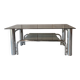 Table basse chromée