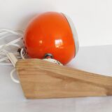 "Eye Ball" ball lamp, orange, 1960s