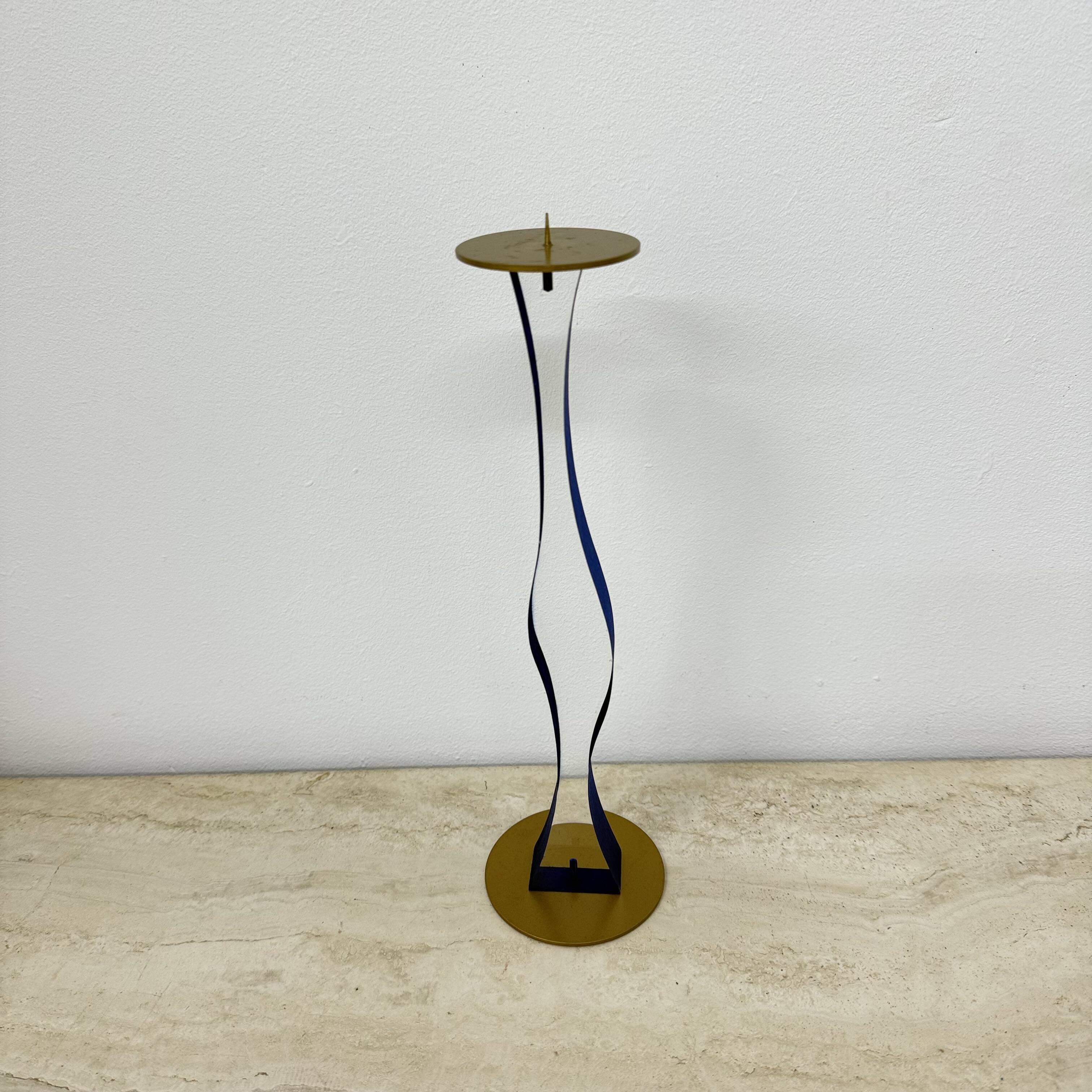 Lucite Cec Lepage style lucite candle stick , 1980s