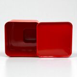 Table rouge Space Age design par Marcello Siard pour Longato, années 70