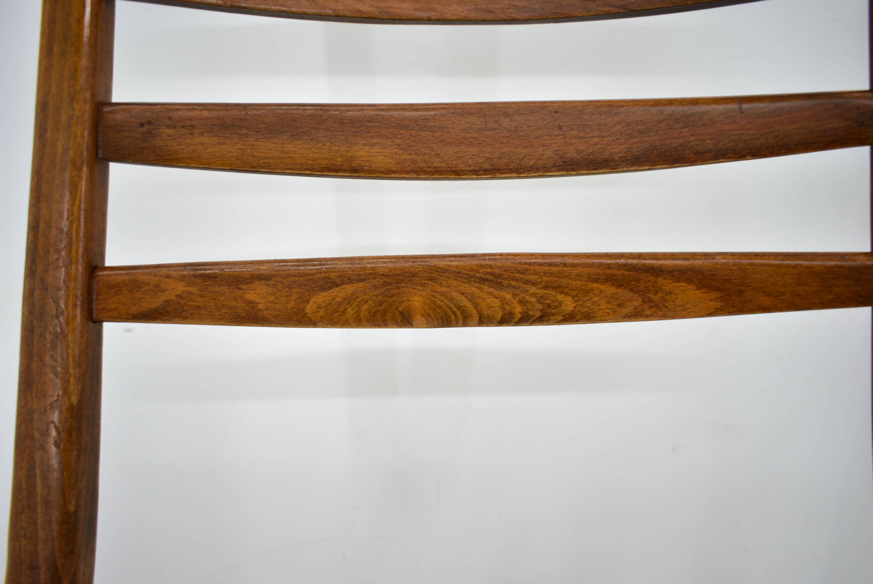 1960s Set of Four Dining Bentwood Chairs by Ton, Czechoslovakia