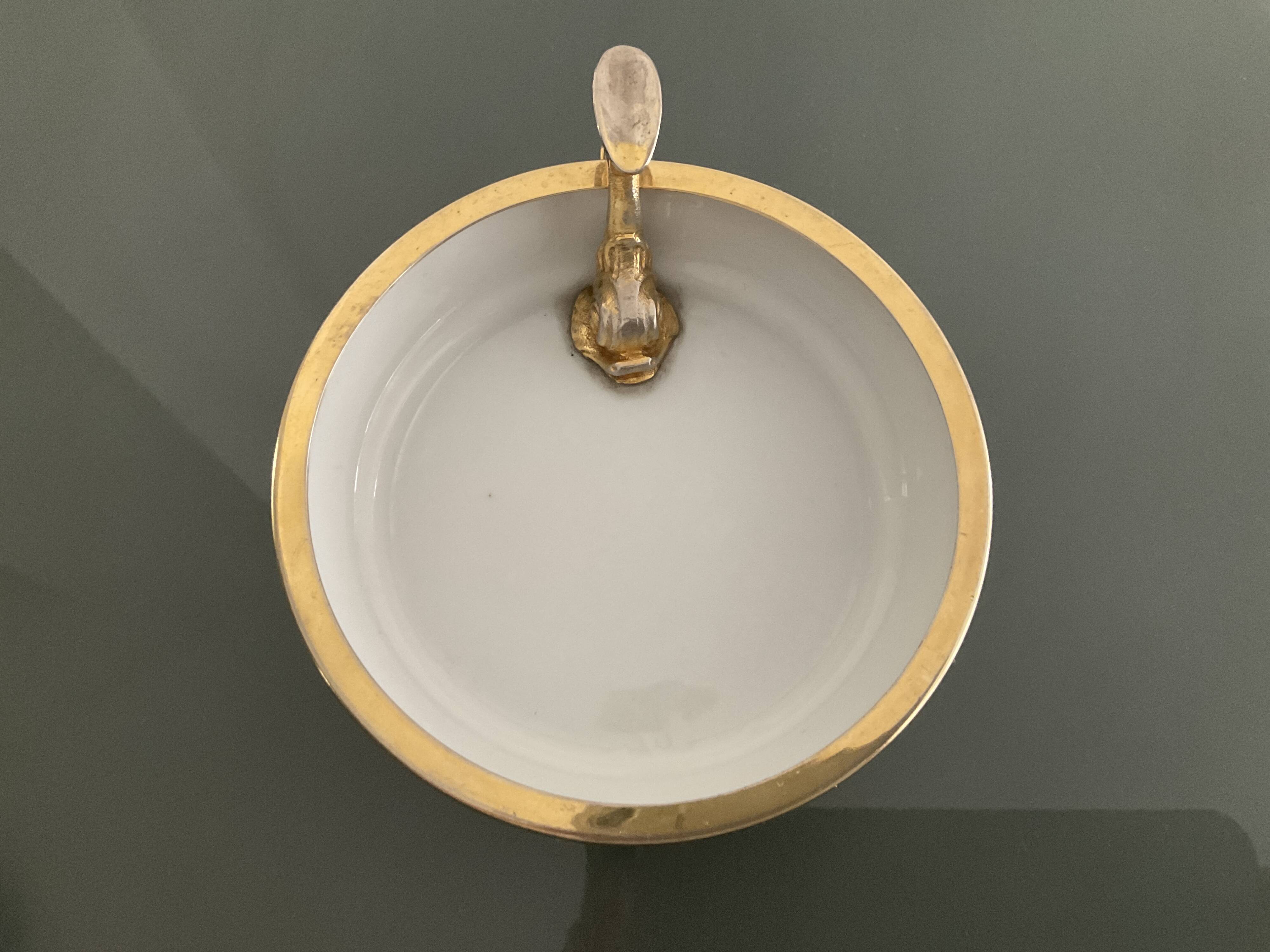 Limoges porcelain ashtray