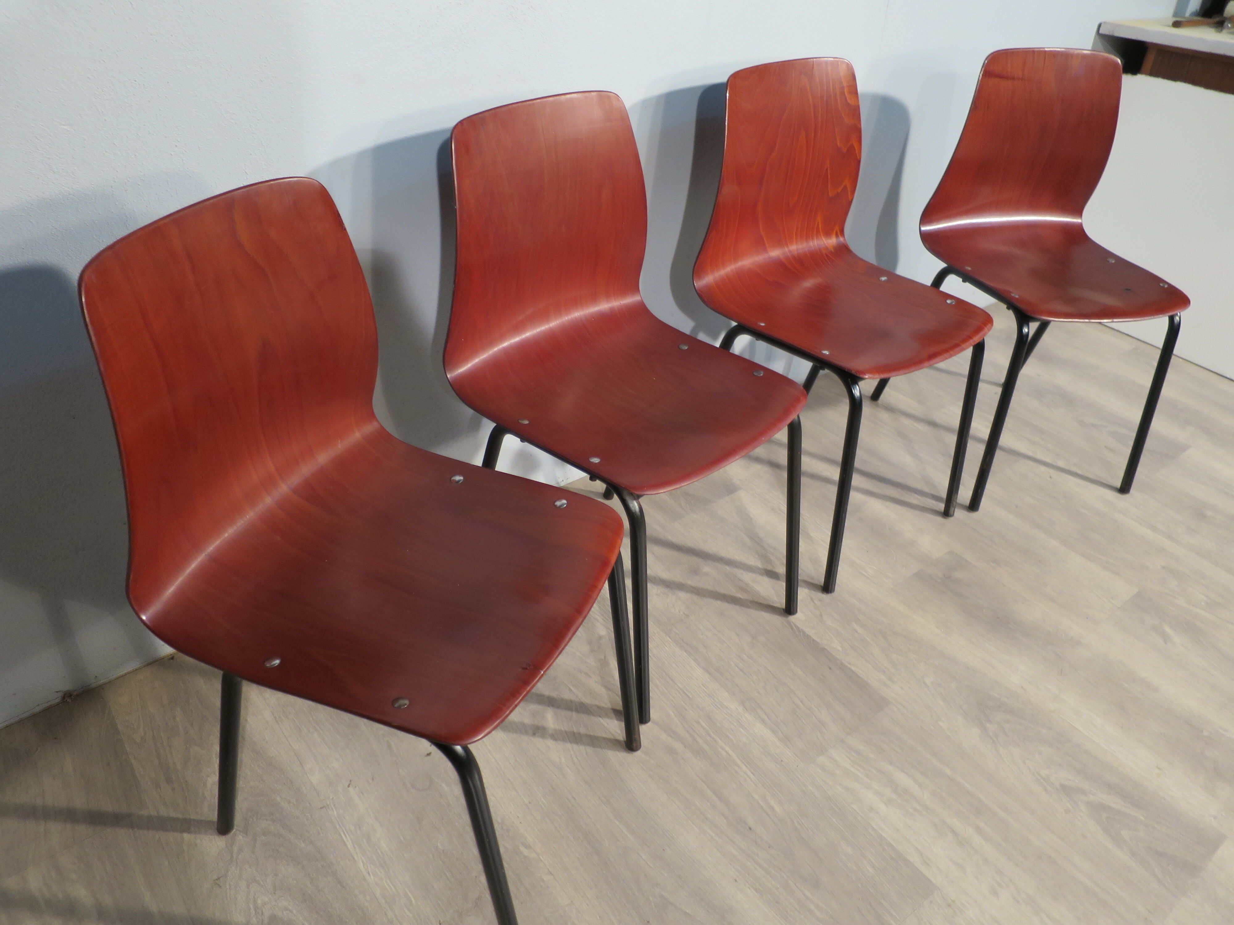 Set de 4 chaises Pagholz Made in West Germany