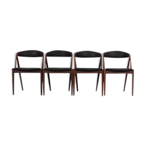 Lot de 4 chaises de Kai Kristiansen