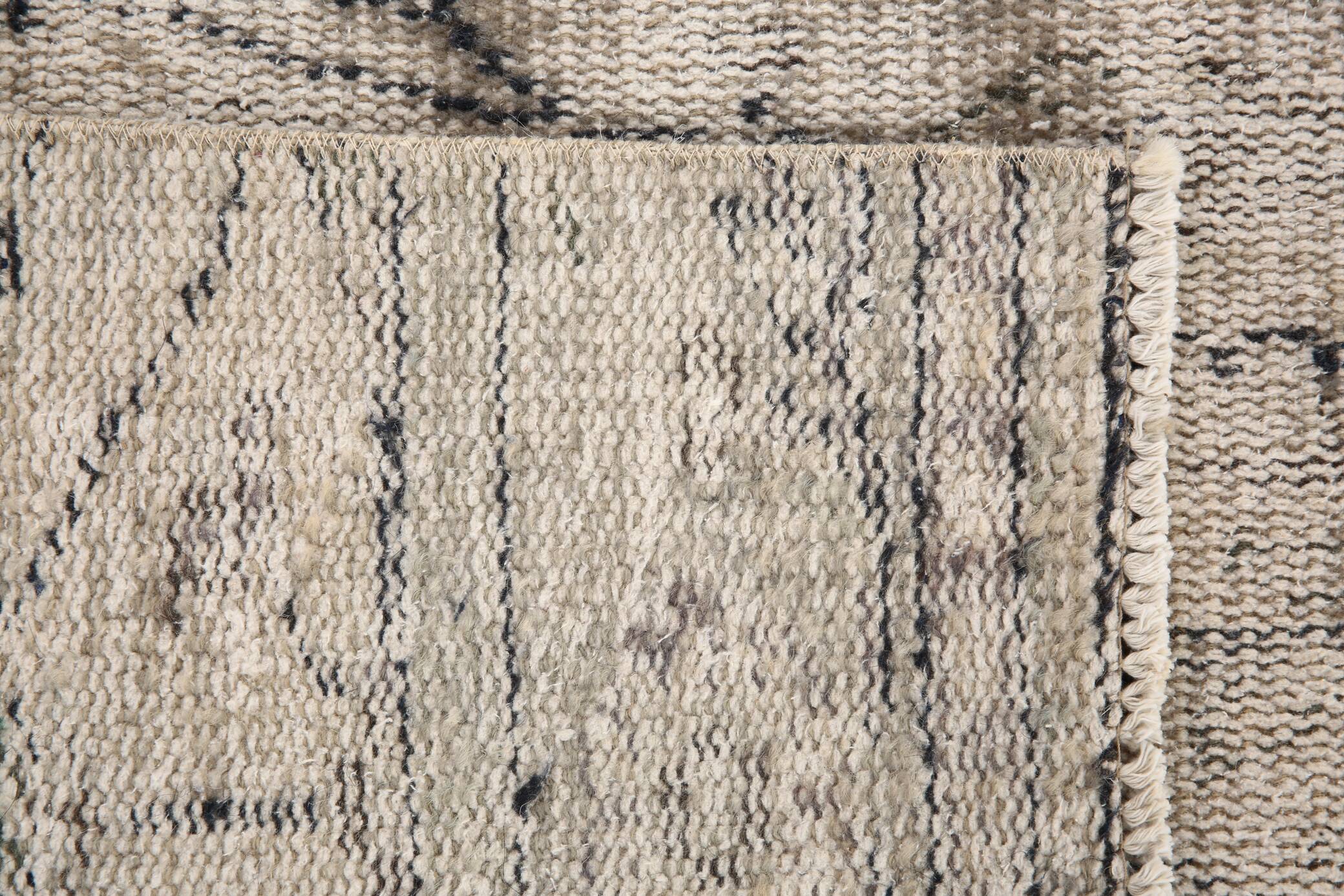 2x9 Faded Soft Wool Navy Blue Vintage Turkish Runner Rug