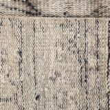 Tapis de course turc vintage en laine douce délavée, bleu marine, 2x9