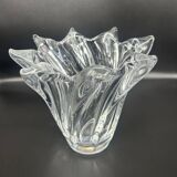 70s crystal vase