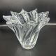 70s crystal vase